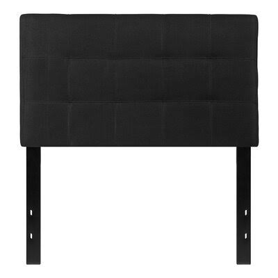 Kenosha Twin Panel Headboard Brayden Studio Color: Black
