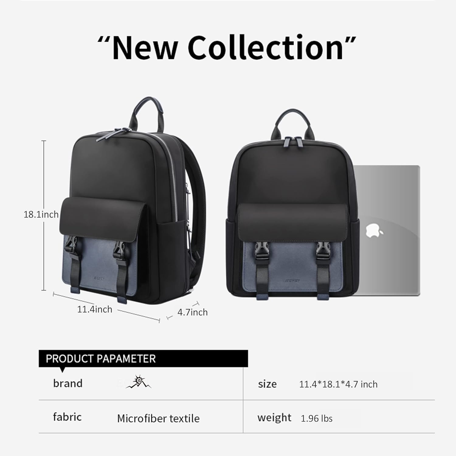 SUNPEAK Laptop Backpack Stylish College School Backpack Water Resistant Casual Daypack fit 14 Inch Laptop Lightweight Backpack for Business/Travel