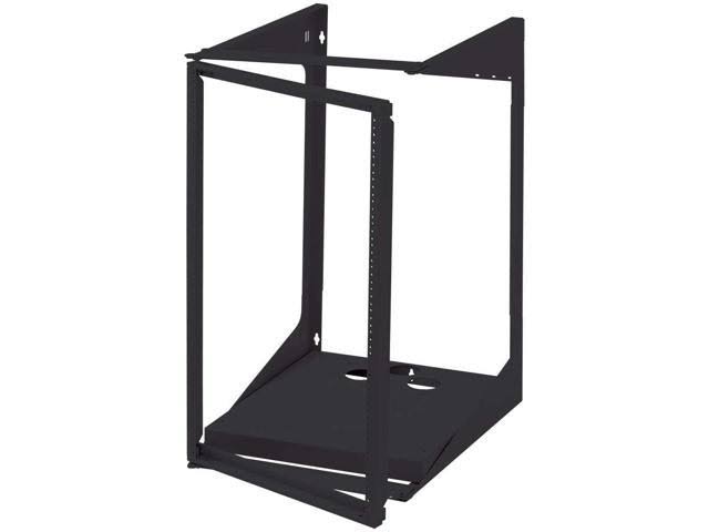 C2G 12U Hinged Wall Mount Open Frame Rack - 18in Deep (TAA Compliant) Rack
