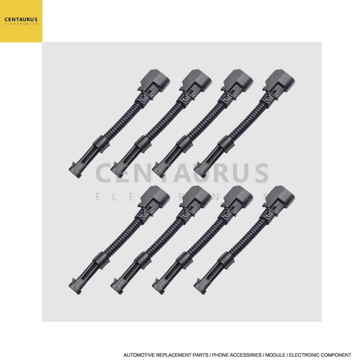 CENTAURUS LQ4 LQ9 4.8 5.3 6.0 Delphi Wire Harness to LS2 LS3 LS7 EV6 Injector Adapters (Pack of 8)