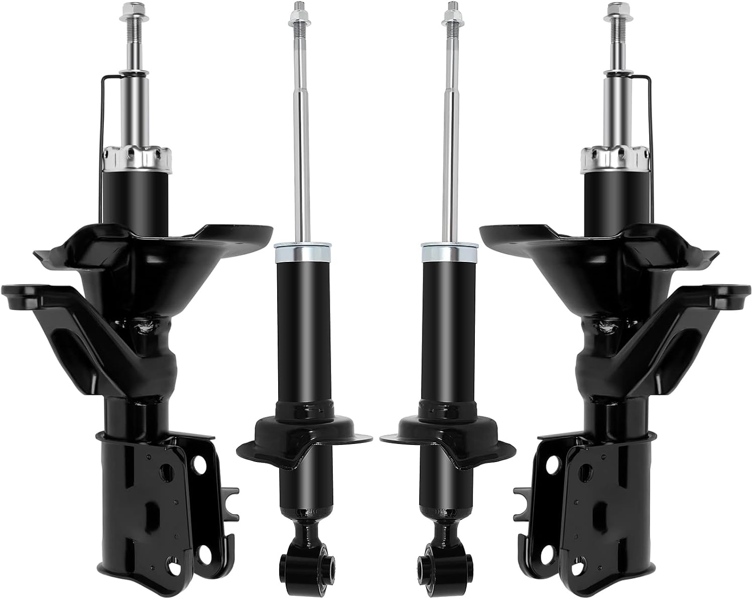 Shocks,SCITOO Front Rear Gas Struts Shock Absorbers Fit for 2001 2002 2003 2004 2005 for Honda Civic,2001 2002 2003 for Acura EL Base 331008 71433 331009 71434 341362 71340 Set of 4