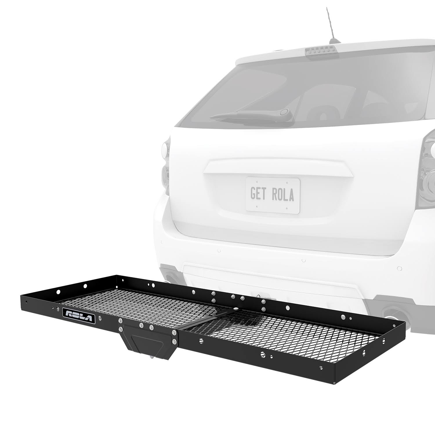 Rola 59530 Trailer Hitch Mounted Packer Cargo Carrier with 2x22 Adapter