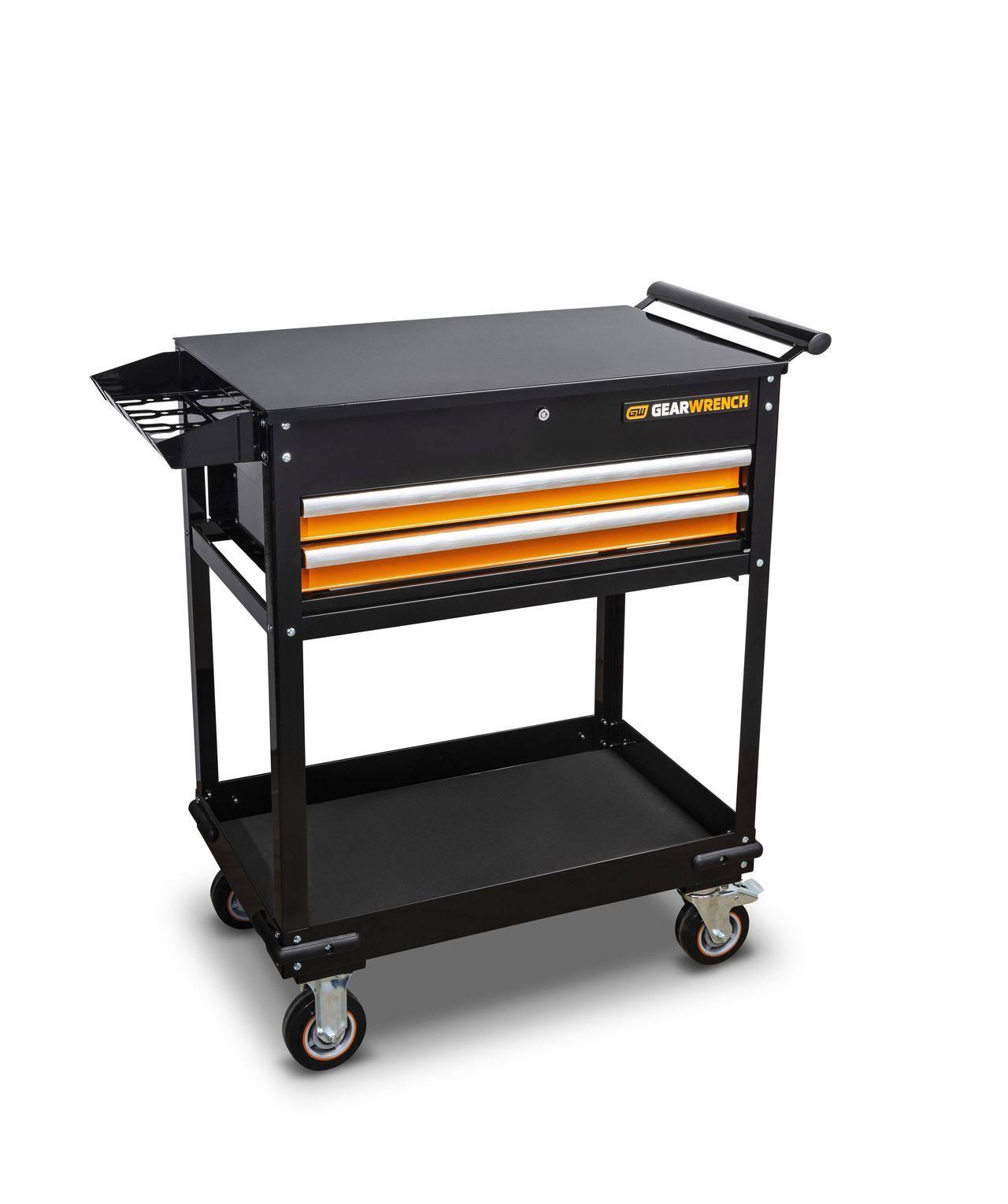 GearWrench 83167 2 Drawer Utility Cart, Black