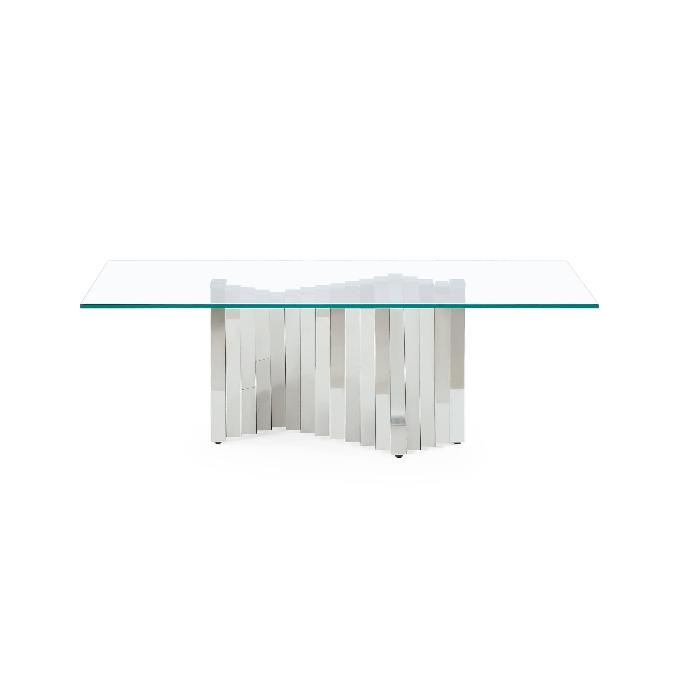 Global Accordion Style Base Cocktail Table