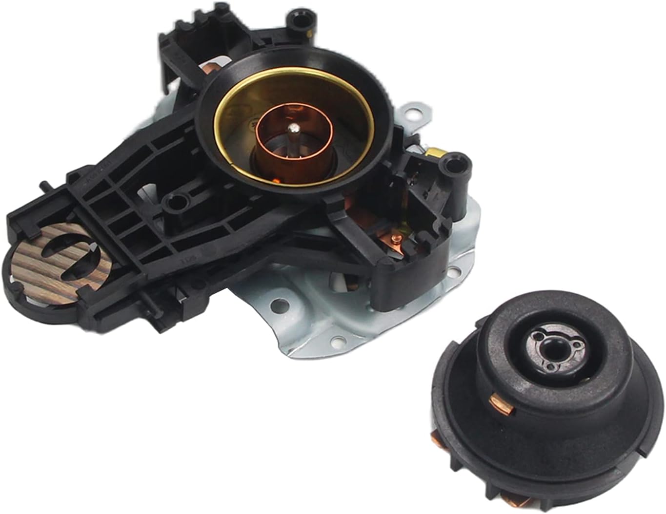 Fielect 1pcs Electric kettle thermostat switch base coupler a set, Temperature Control Tip Top Base Socket Black 220V