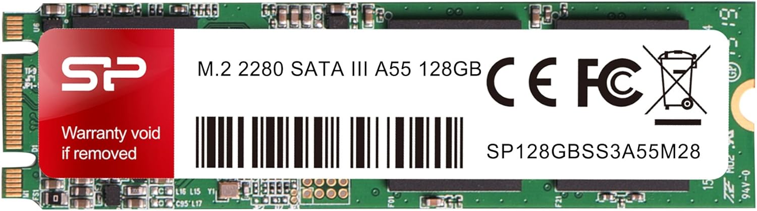 Silicon Power 1TB A55 M.2 SSD (SLC Cache for Speed Boost) SATA III Internal Solid State Drive 2280(SU001TBSS3A55M28AB)