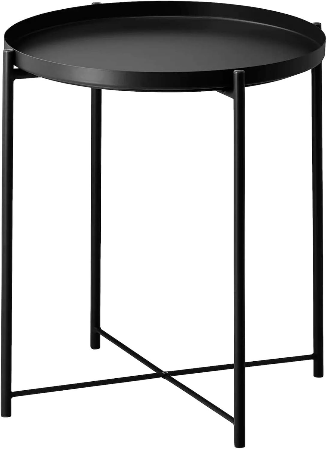 IKEA Gladom Tray Table Black 504.119.90 Size 17 1/2x20 5/8