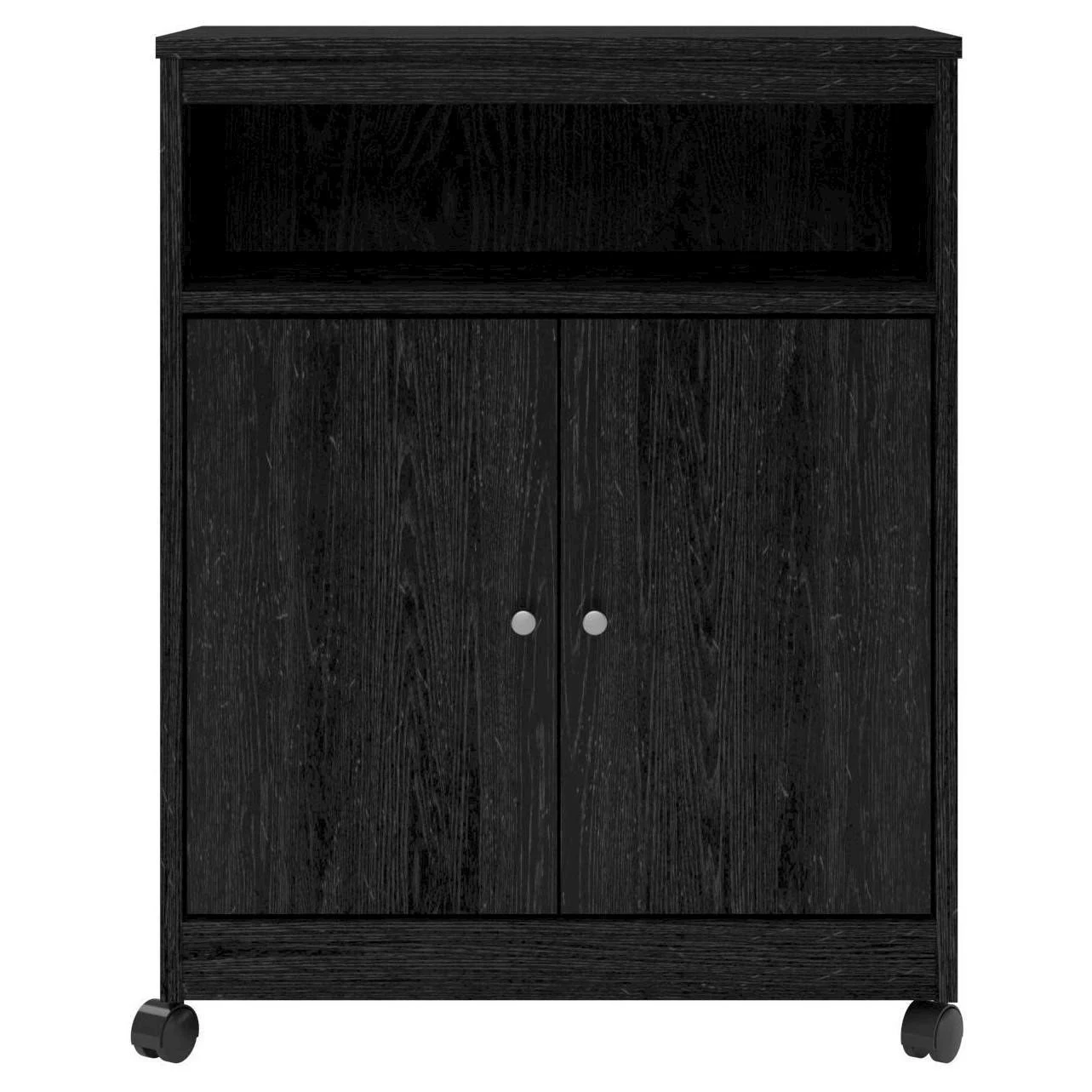 Room u0026 Joy Teton Creek Microwave Cart Black Ebony Ash - Room and Joy