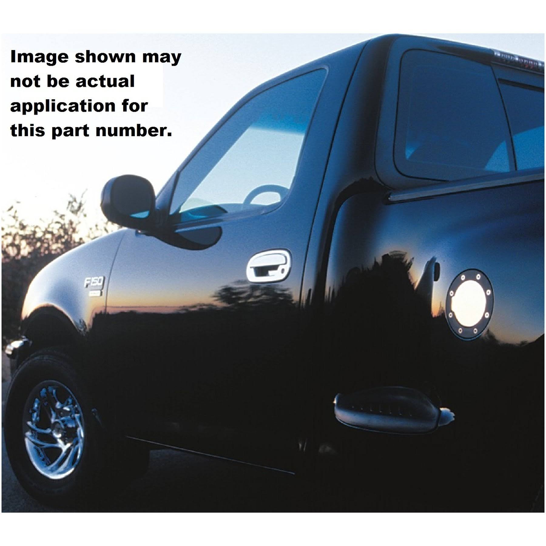 All Sales 6050P Race Billet Fuel Door-Polished