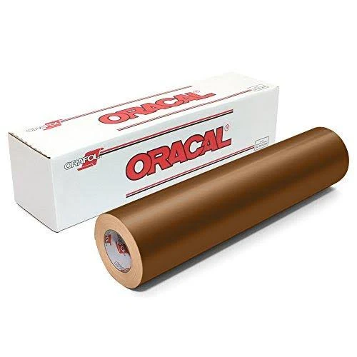 Oracal 651 Glossy Vinyl Roll 24 Inches by 150 Feet - Copper (Metallic)