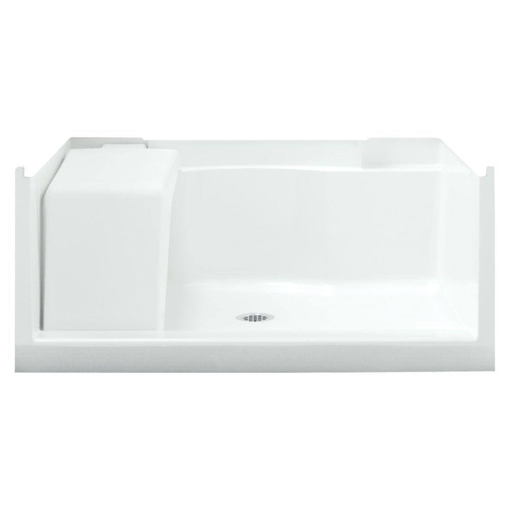 Sterling Accord Shower Floor u0026 Base 48 in. W x 36 in. D, White