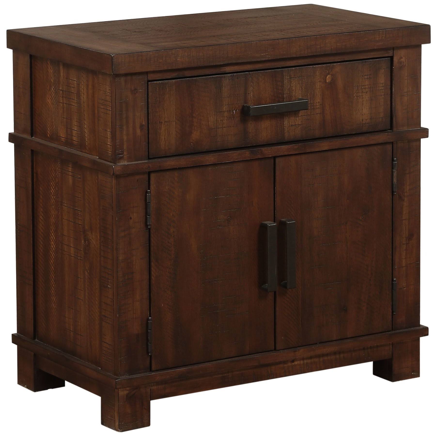 Acme Vibia Nightstand Cherry Oak