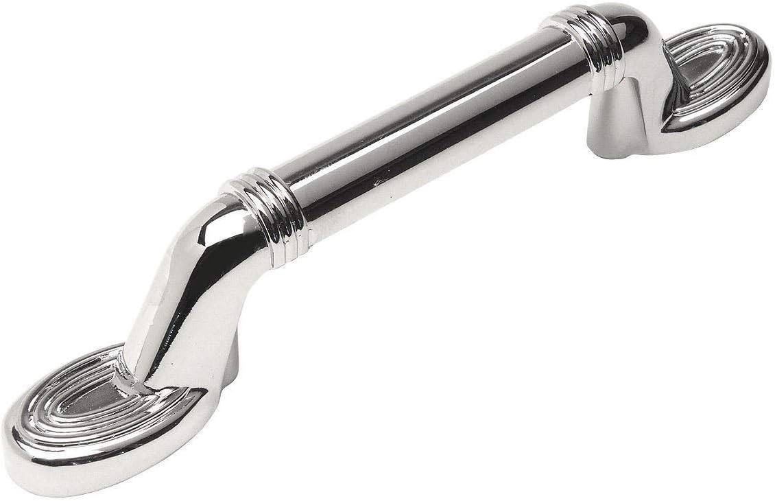 25 Pack - Cosmas 4577CH Polished Chrome Modern Cabinet Hardware Handle Pull - 3