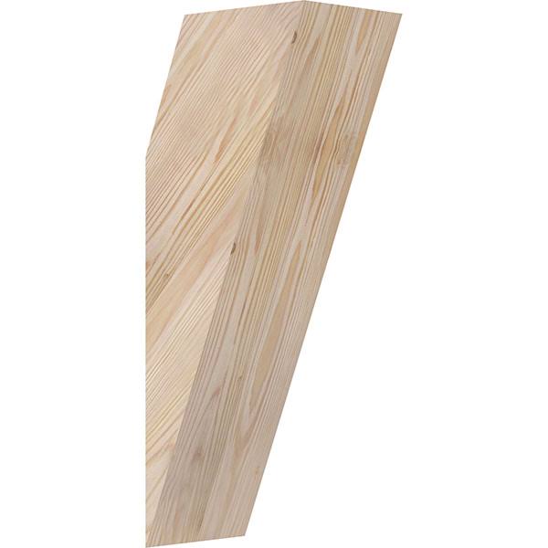 5 1/2x22W x 8x22D x 20x22H Traditional Smooth Brace, Douglas Fir