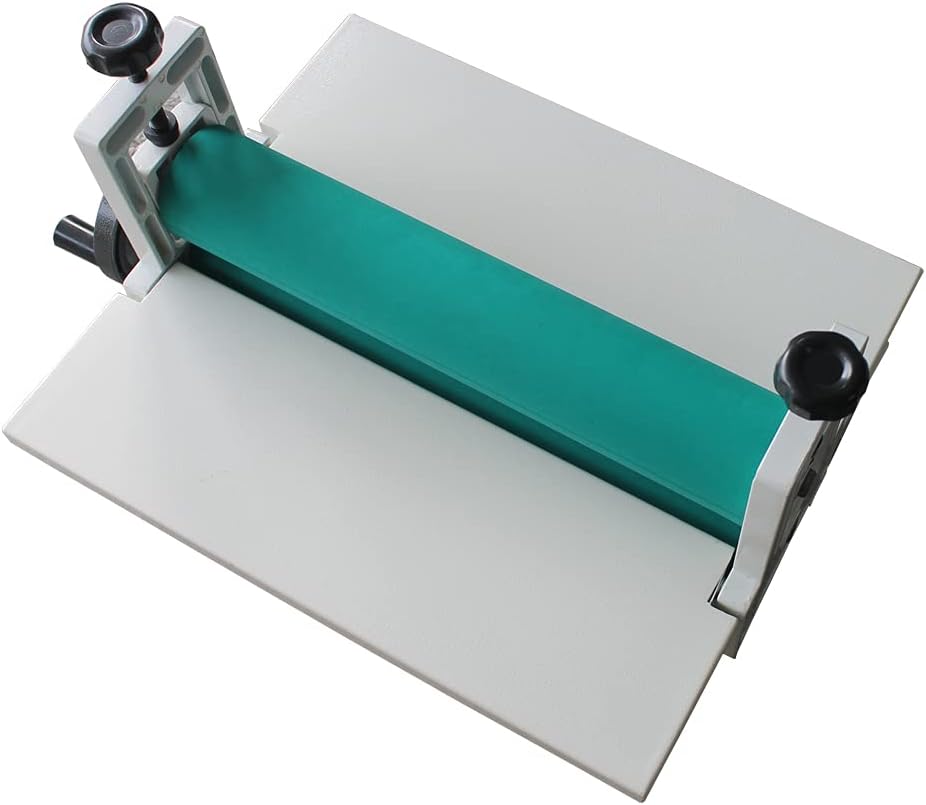 14In Manual All Metal Frame Cold Roll Laminator Mount Laminating Machine Vinyl Photo Film Mounting Laminator
