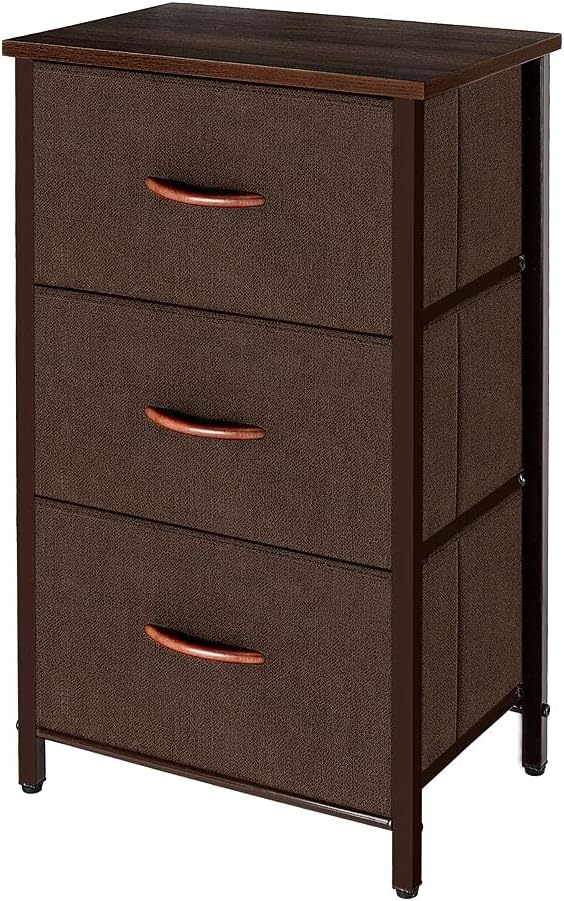 AZL1 Life Concept 4 Drawers Storage Organizer Unit, Foldable For Saving Space,Easy Assembly, Vertical Dresser Storage Tower for Closet, Bedroom, Entryway, 22.83inches, Light Grey/4-tier