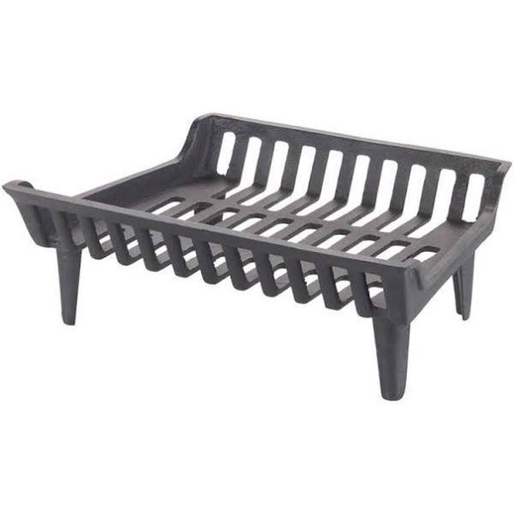 Liberty Foundry 20 in. Cast Iron Heavy-Duty Fireplace Grate with 4 in. Clearance