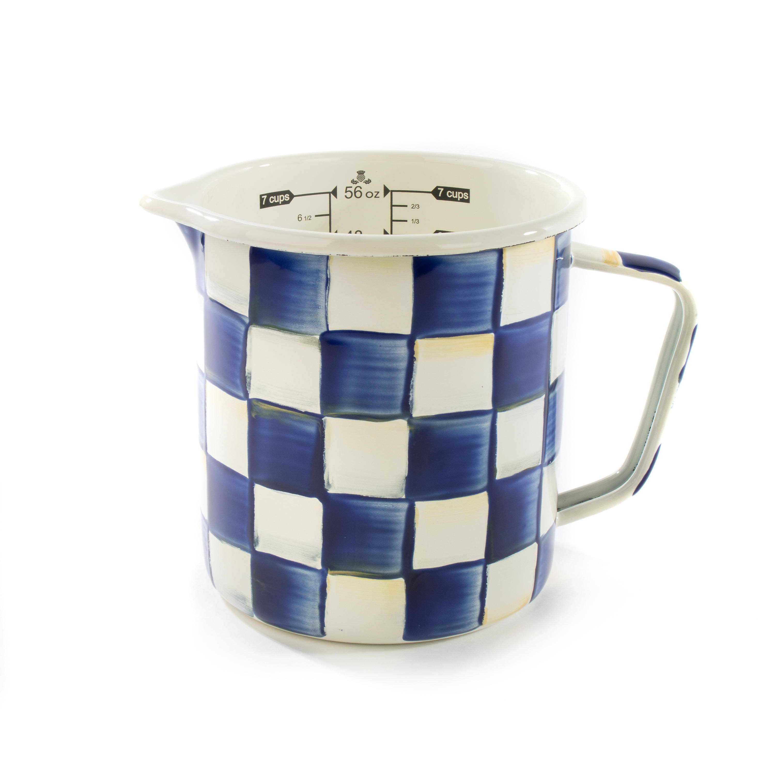 MacKenzie-Childs Royal Check 7 Cup Measuring Cup