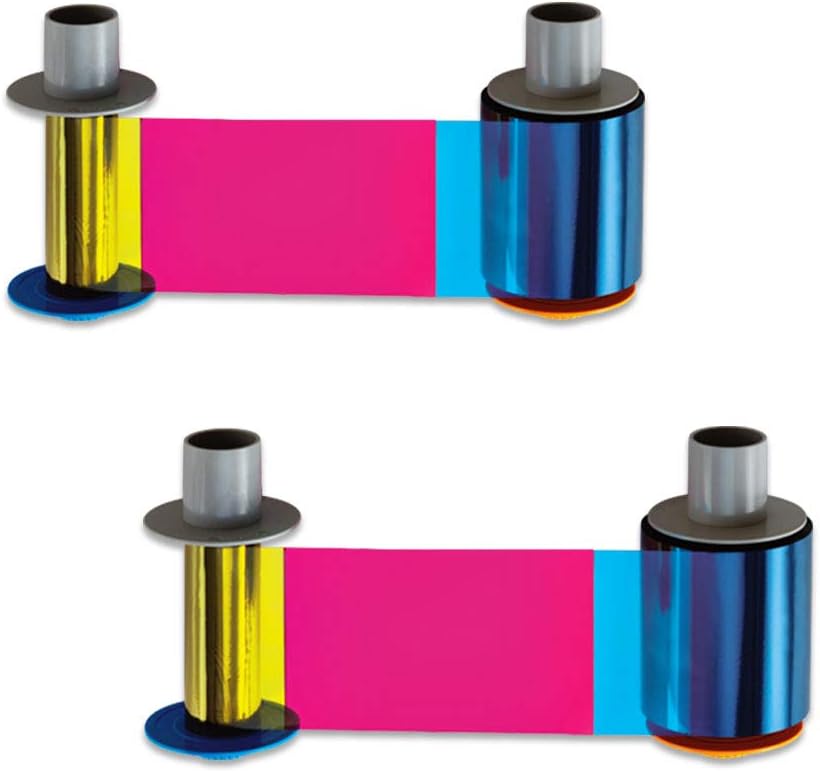 Fargo 84052 YMCKK Color Ribbon for HDP5000 Printers - 2 Pack