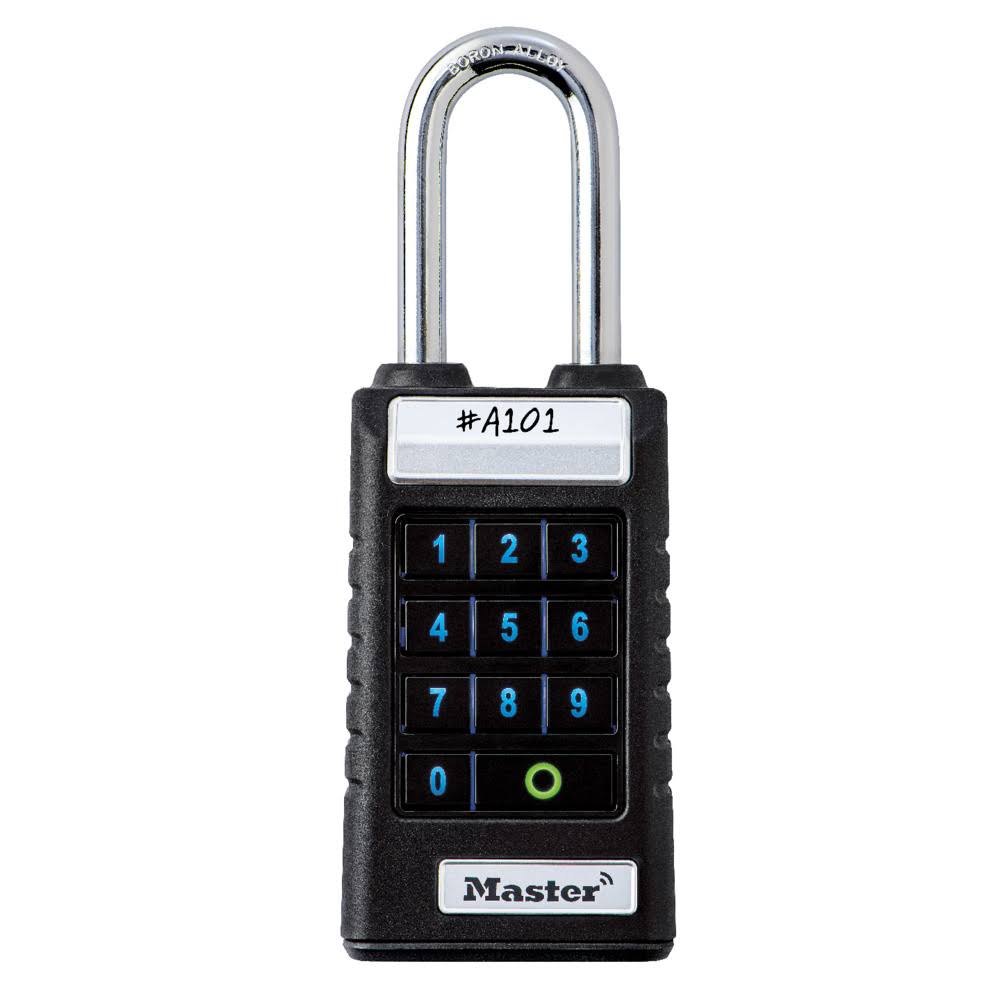 Master Lock 6400LJENT Bluetooth Pro Series Long Shackle Padlock
