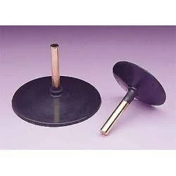 3M 05510 Backup Pad, 3 in Dia, PSA, 1/4 in Shft, PK10