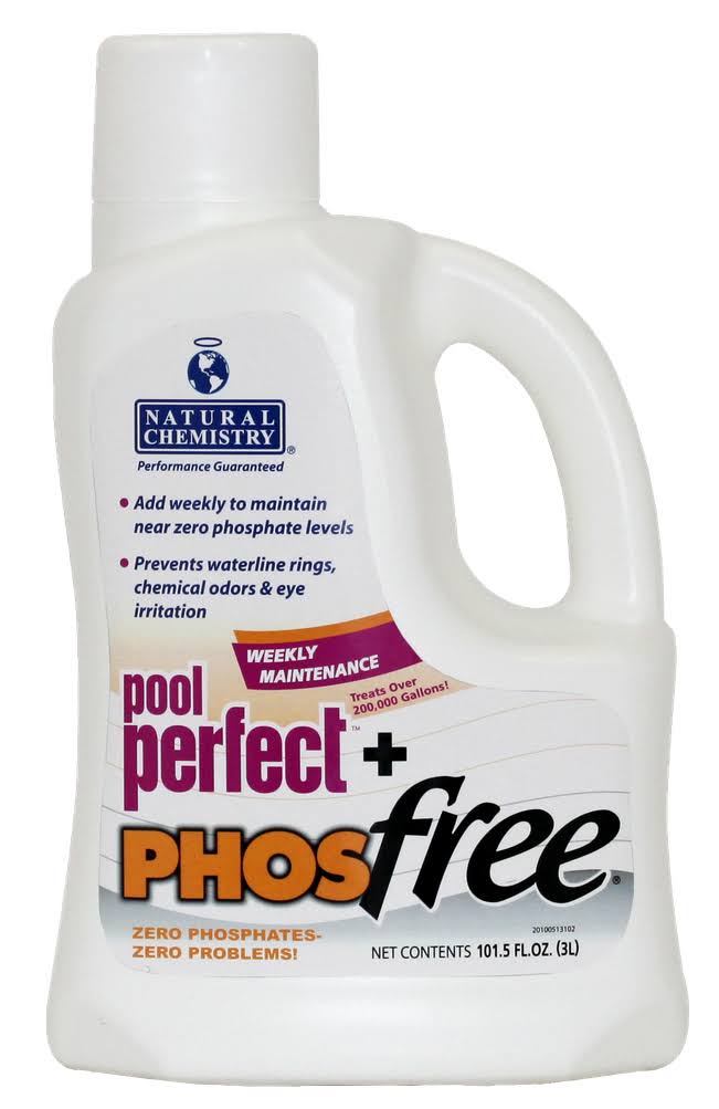 Natural Chemistry Spa Swimming Pool Perfect Plus PHOSfree 3 Liters 5 Pack