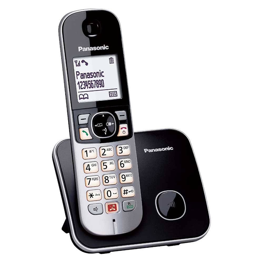 Landline Telephone Panasonic Corp. KX-TG6851S 1,8x22 LCD - Black