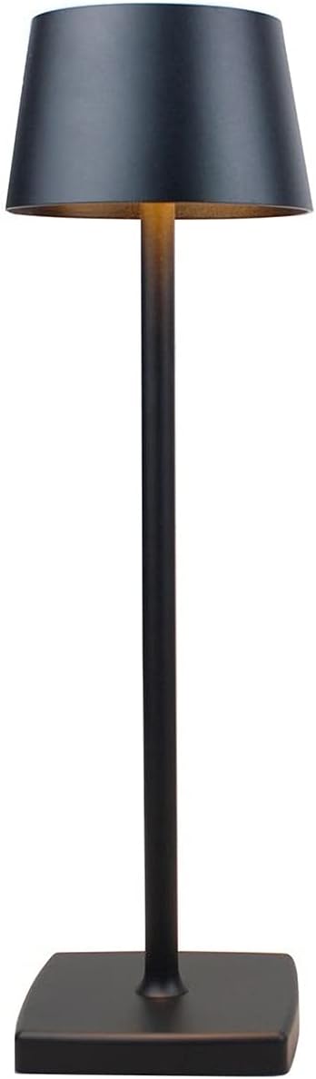 New Rechargeable LED Desk lamp, Three Modes, Portable Desk lamp with Eye Protection Function, Used in Bars/Restaurants, etc. Black