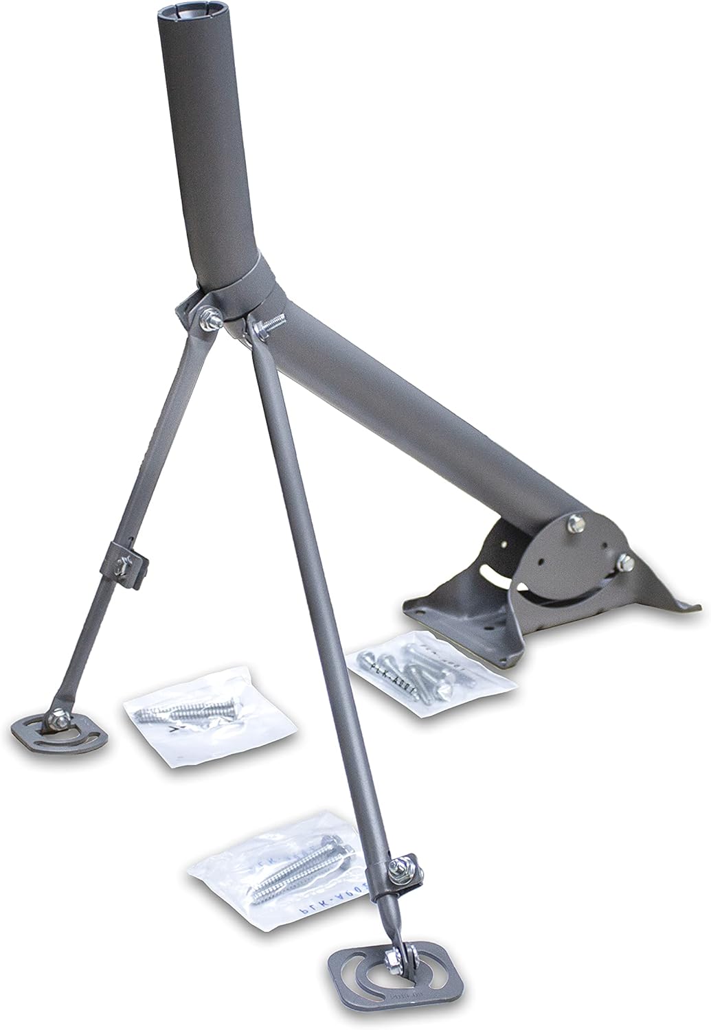 SatelliteSale Universal Antenna Mast 2 Inch O.D. with Monopoles for Mounting Satellite Dish HDTV Pack of 2