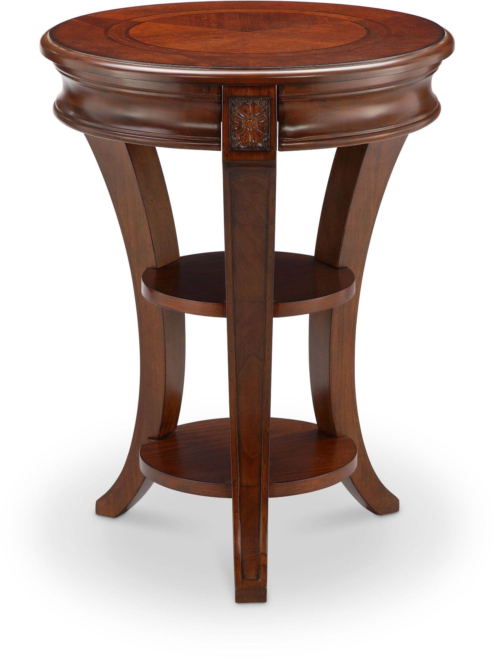 Magnussen Winslet Cherry Round Accent Table