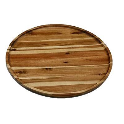 Wilmax ZG-660016 16 in. Dia. Acacia Round Plate u0026 Platter
