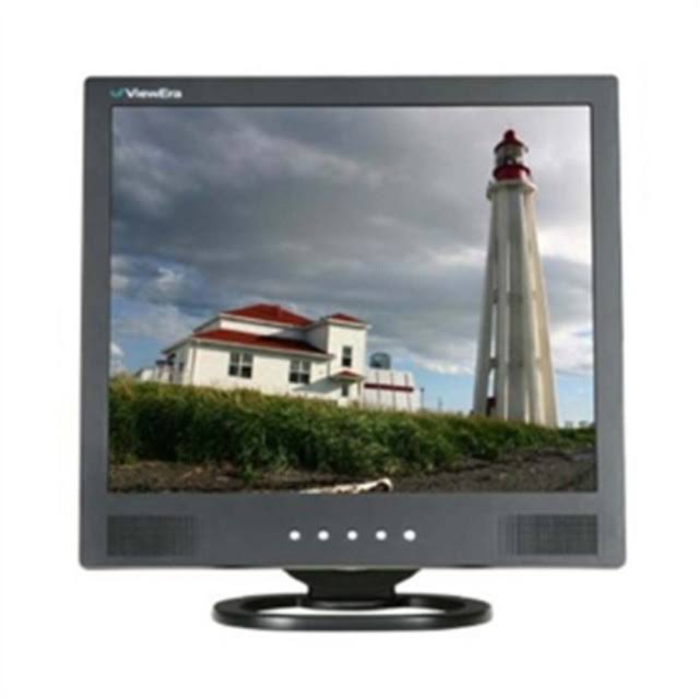 ViewEra V172SV-B 17 in. LCD Monitor Black with VGA, Composite RCA Video,