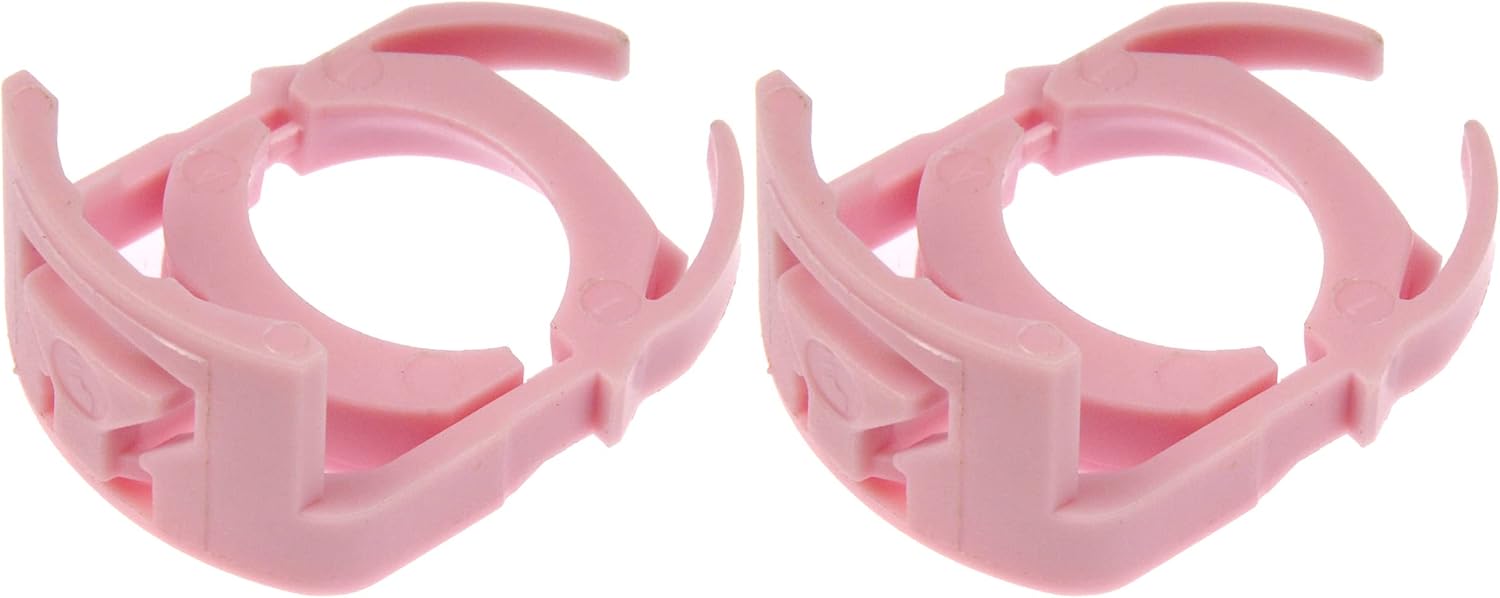 Dorman 800-042 Fuel Line Retaining Clip 5/16 In. Double Locking Compatible with Select Ford/Lincoln Models, 2 Pack