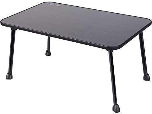 Large Bed Tray Nnewvante Multifunction Laptop Desk Lap Desk Foldable Portable Standing Breakfast Reading Tray Holder for Couch Floor for Adults/Students/Kids Black