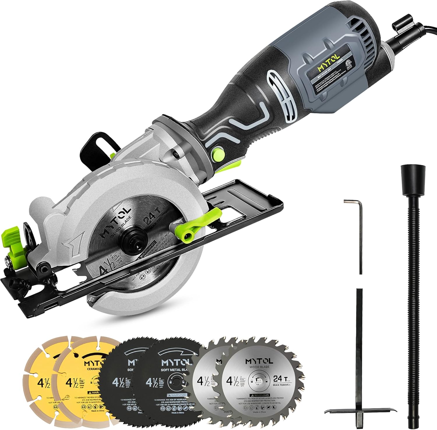 MYTOL 76604 Mini Circular Saw 4 1/2