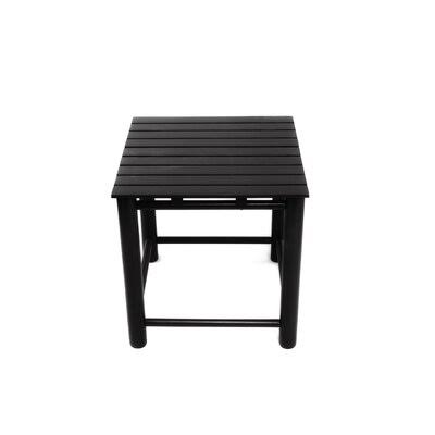 Somerset Side Table August Grove Color: Black