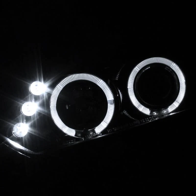 2006 Honda Civic Spec-D Gloss Black Halo Projector Headlights
