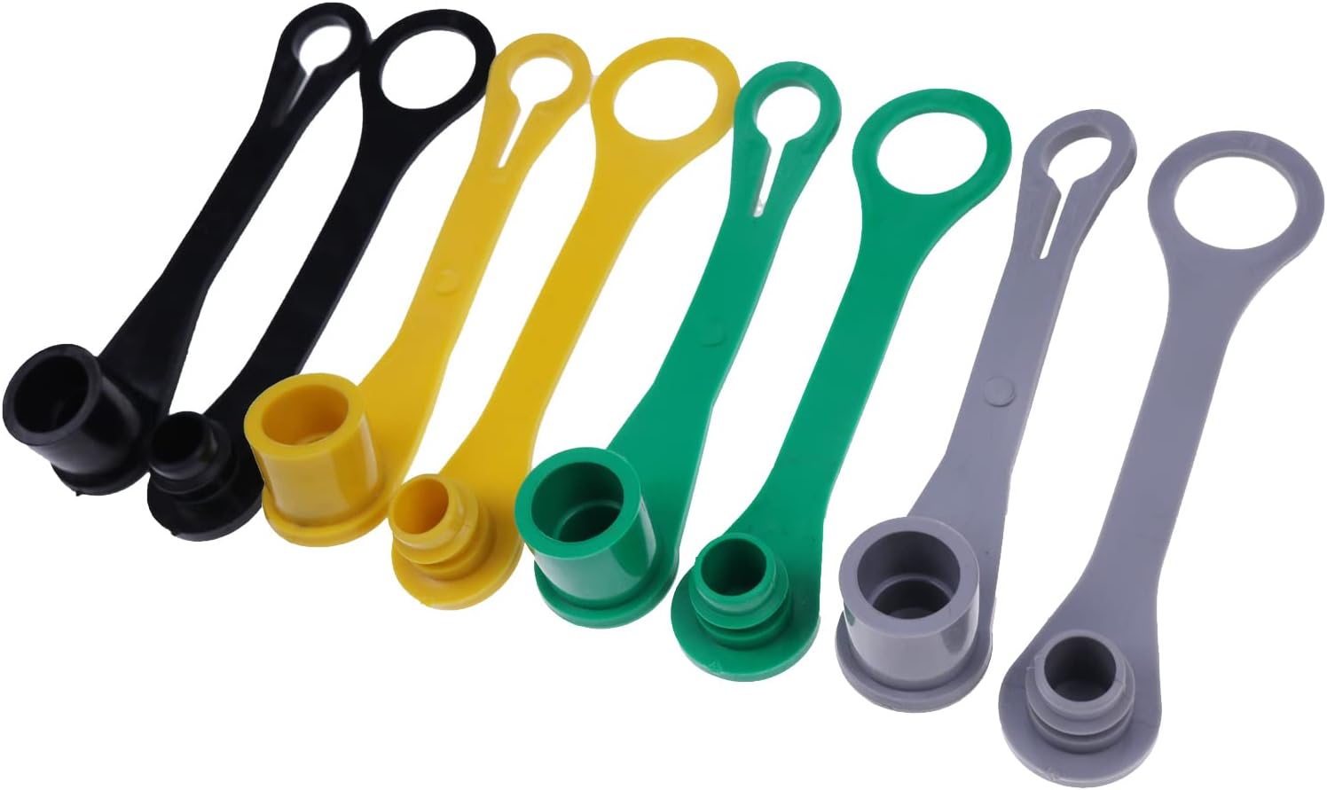 JZGRDN 8PK Hydraulic Fitting Dust Cap & Plug Set M132021 M132022 M132024 M70728 M132031 M132032 M132034 M85099 Compatible with John Deere 425 430 455 X465 X475 X485 X495 X575 X585 X595 X940 X948 X949 Pack of 2