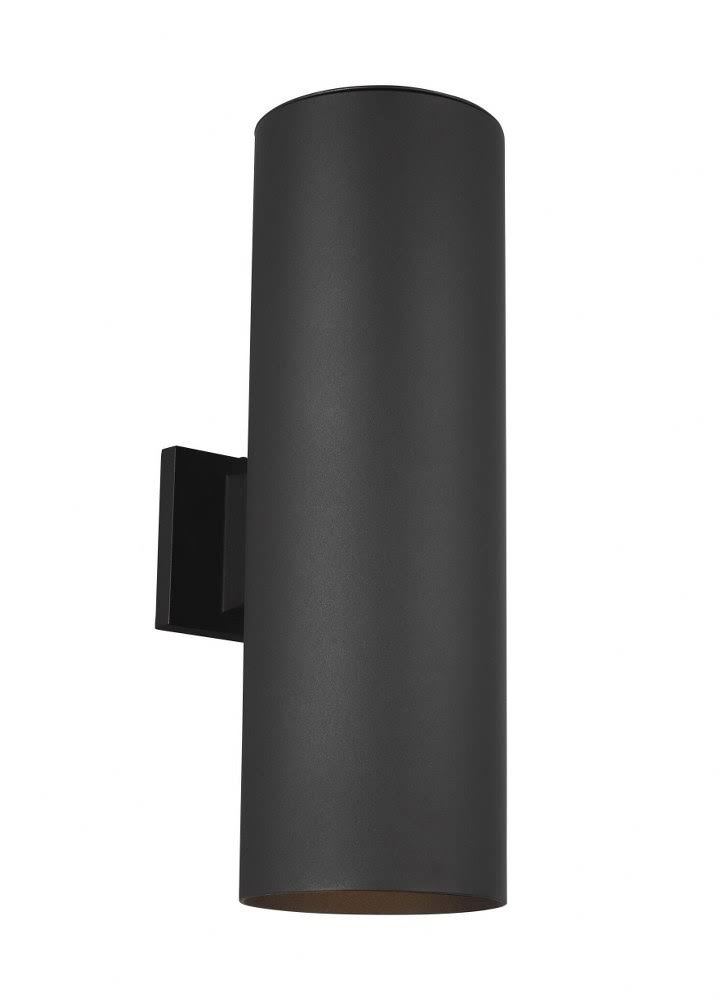 Generation Lighting - 8313902EN3-12 - Two Light Outdoor Wall Lantern - Sea Gull - Outdoor Cylinders - Black