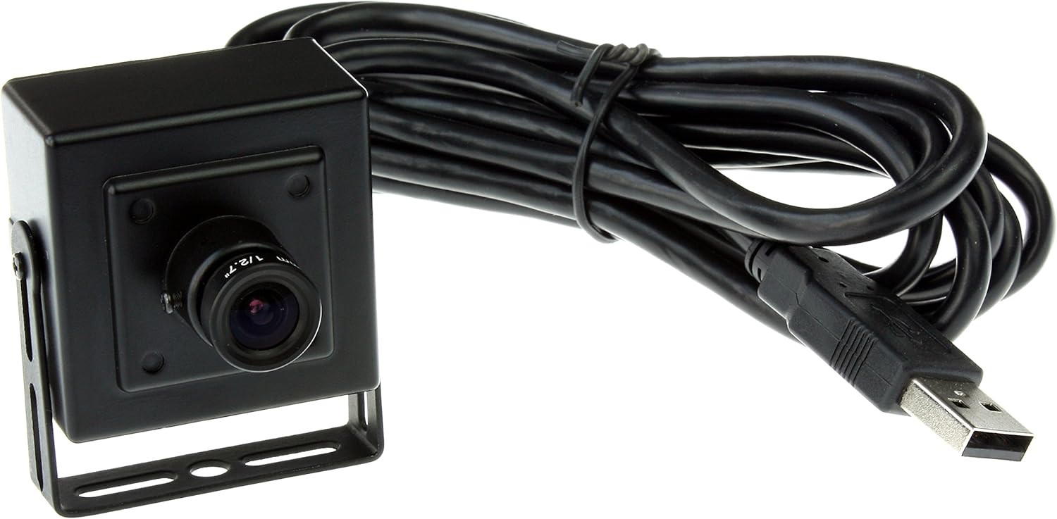 ELP 2.1mm Wide Angle Small USB Camera for Home or Industrial Video System Pack of 2