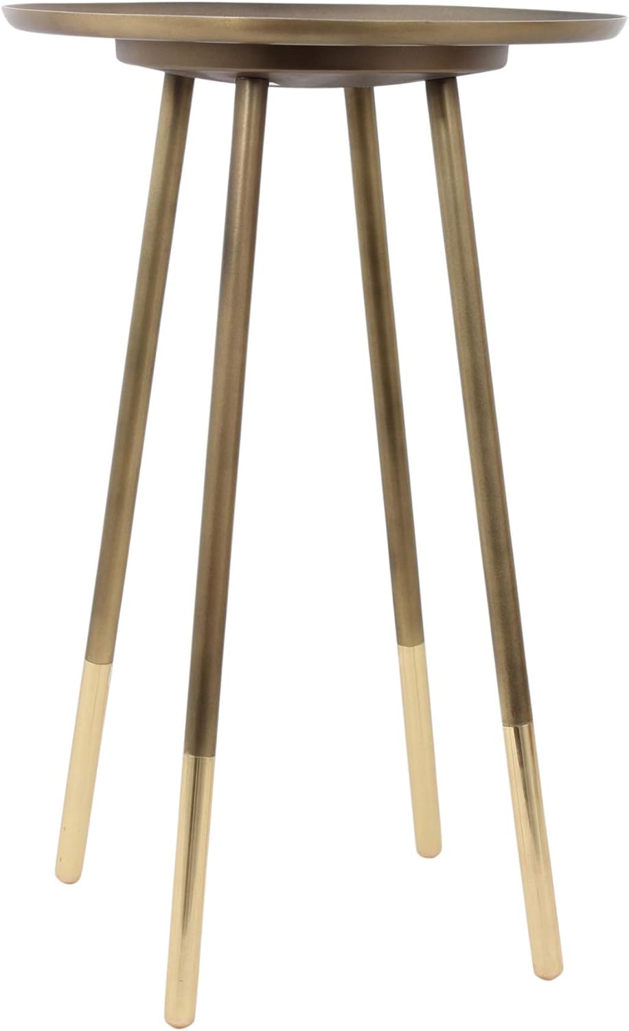 NDD Pawm Accent Table, Small, Metallic