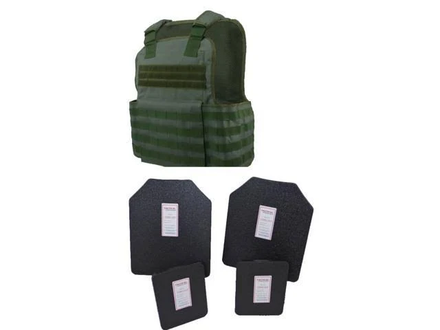 Tactical Scorpion Gear Gear Body Armor Muircat Carrier + Level IIIA Plates Green - TSG-0133AGR