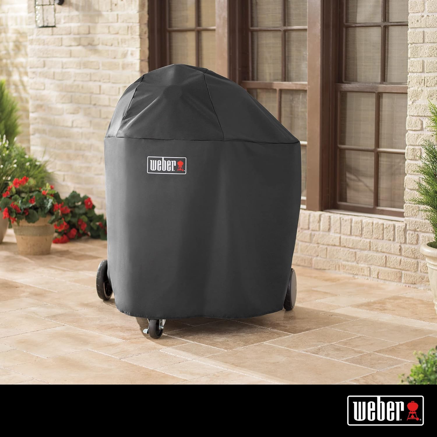 Weber 7173 Charcoal Grill Cover, Black