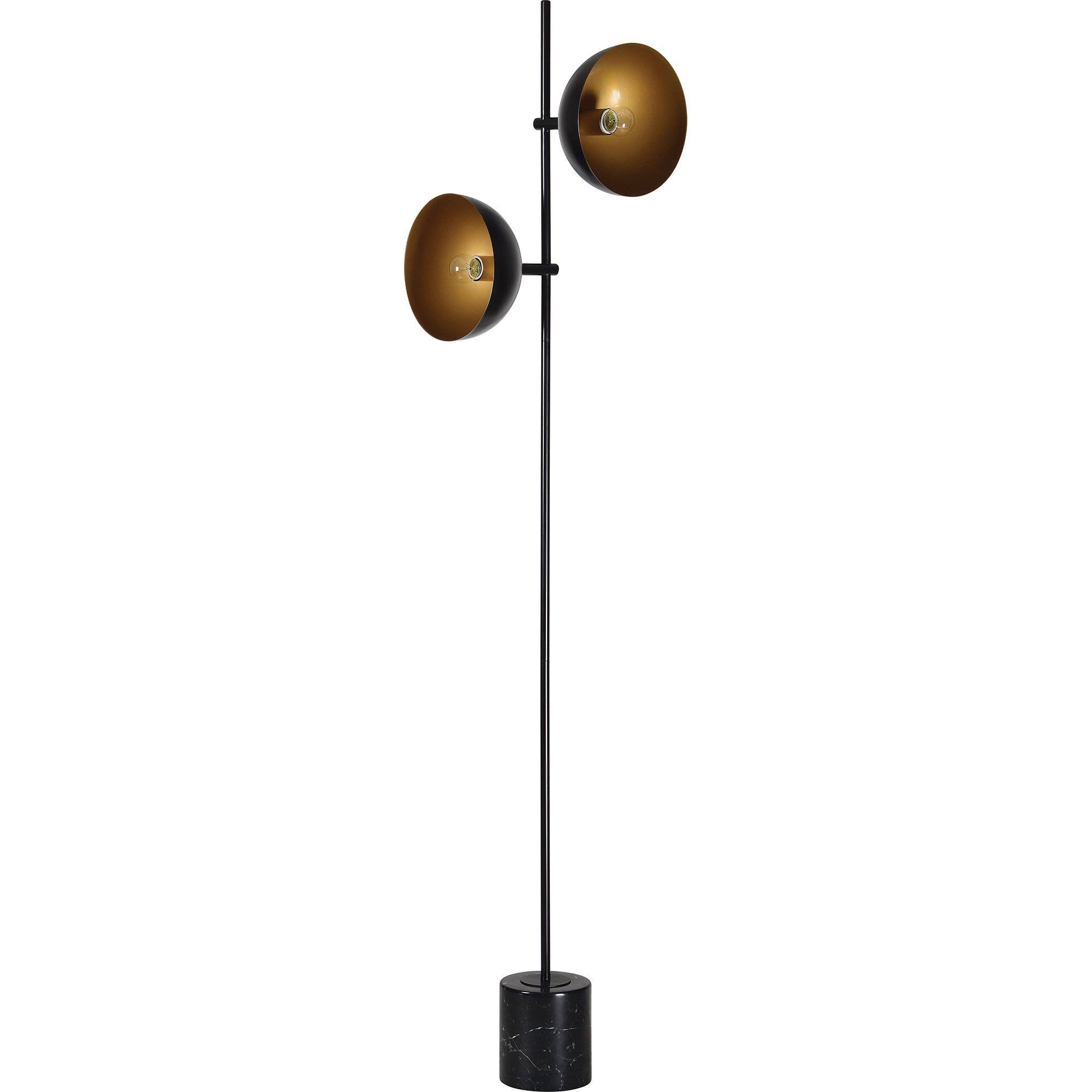 Renwil Leblanc Matte Floor Lamp, Black