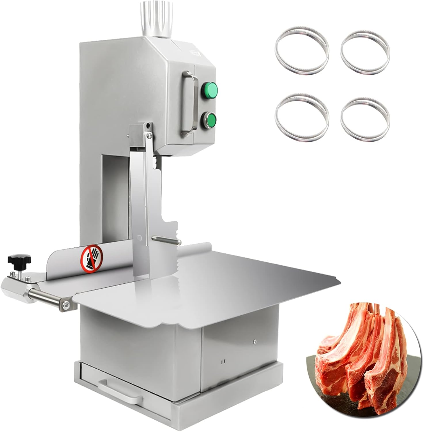 DIYAREA 850W Commercial Meat Saw Bone Cutter 19.1