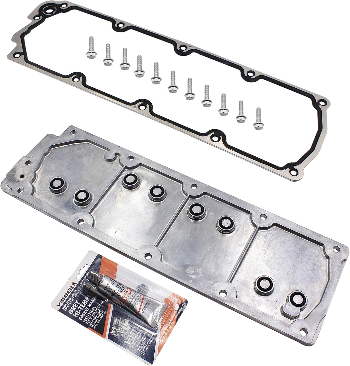 LS Gen4 Valley Cover Kit LS2/LS3/LS7 With Gasket wo/PCV # 12598832+12610141 Pack of 2