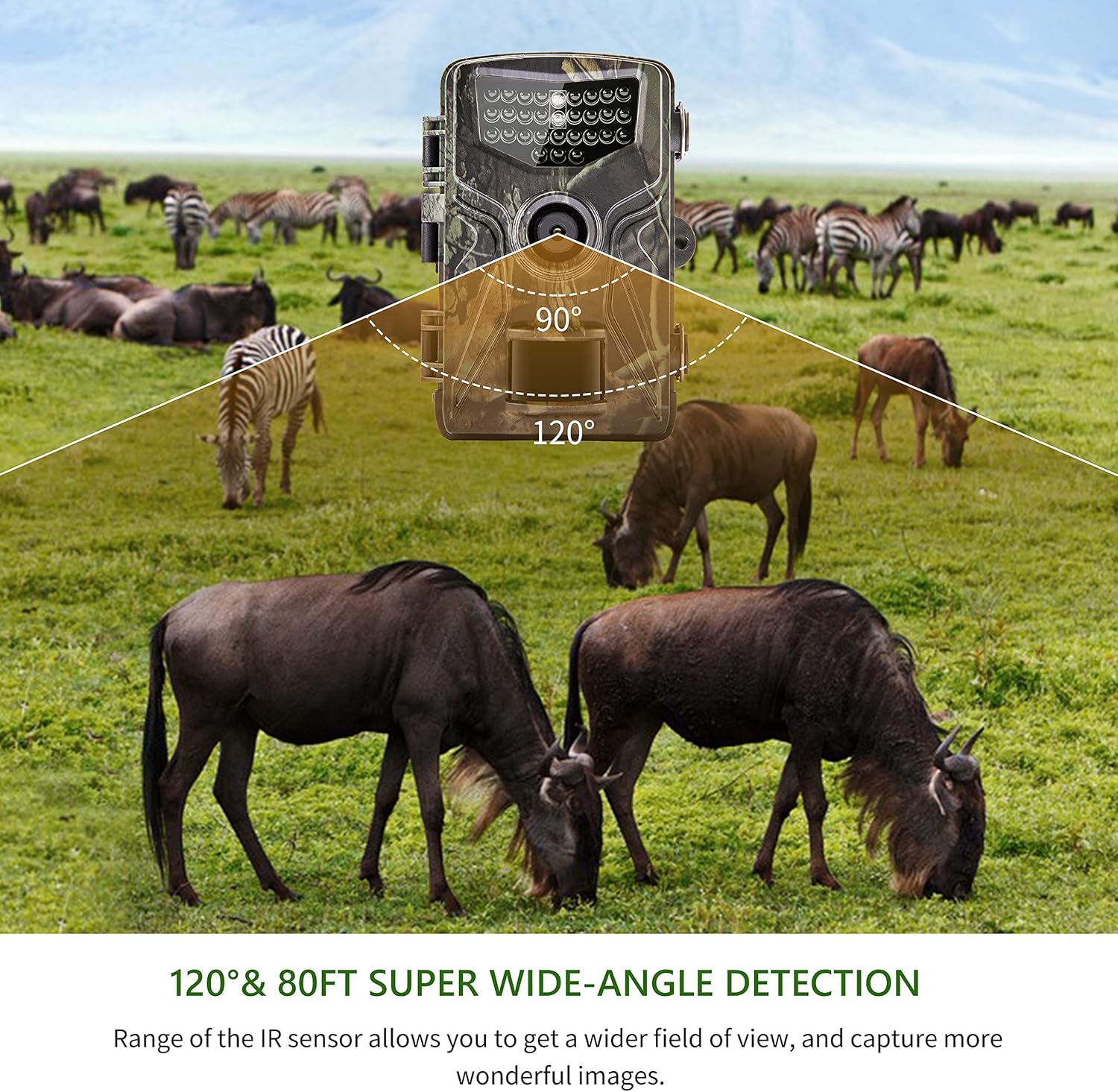 Trail Camera, 1520P 36MP Game Camera with Night Vision Motion Activated Waterproof, Fast Shooting in 0.2 Seconds, Hunting Camera for Wildlife Deer Scouting Hunting