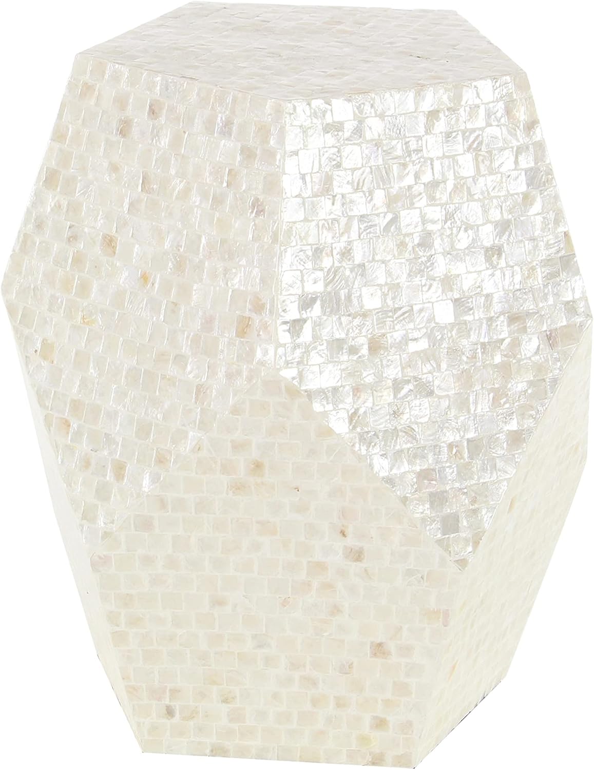 Deco 79 47333 47333 Accent Table, Dark Gray, Multi-Color