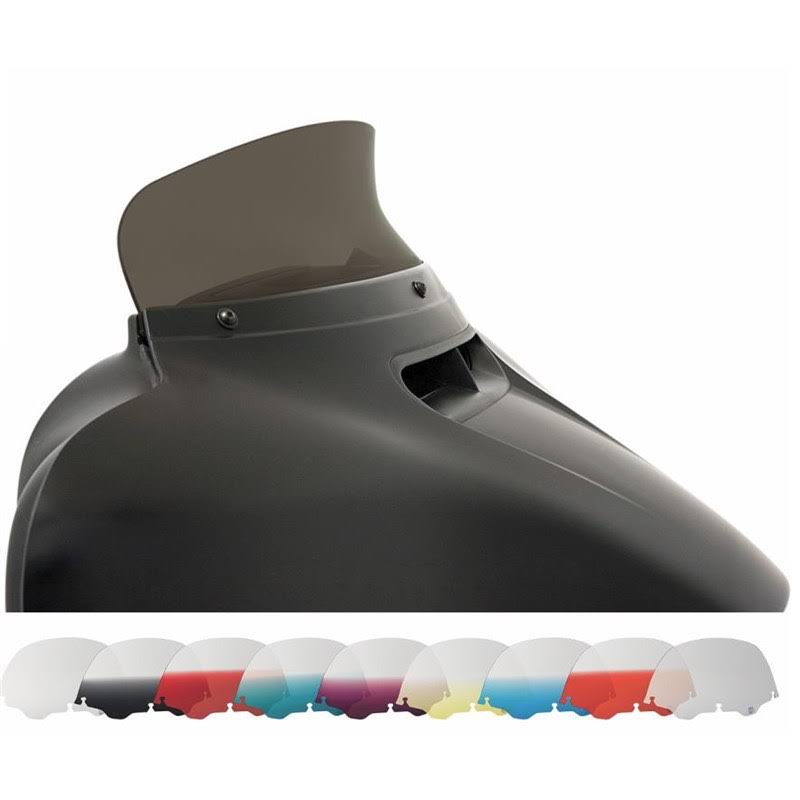 Memphis Shades 6.5x22 Black Spoiler Windshield Mep86011