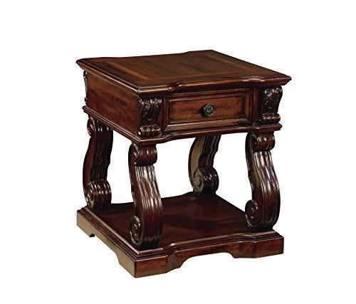 Ashley Furniture Signature Design - Alymere End Table - Accent Side Table - Vint